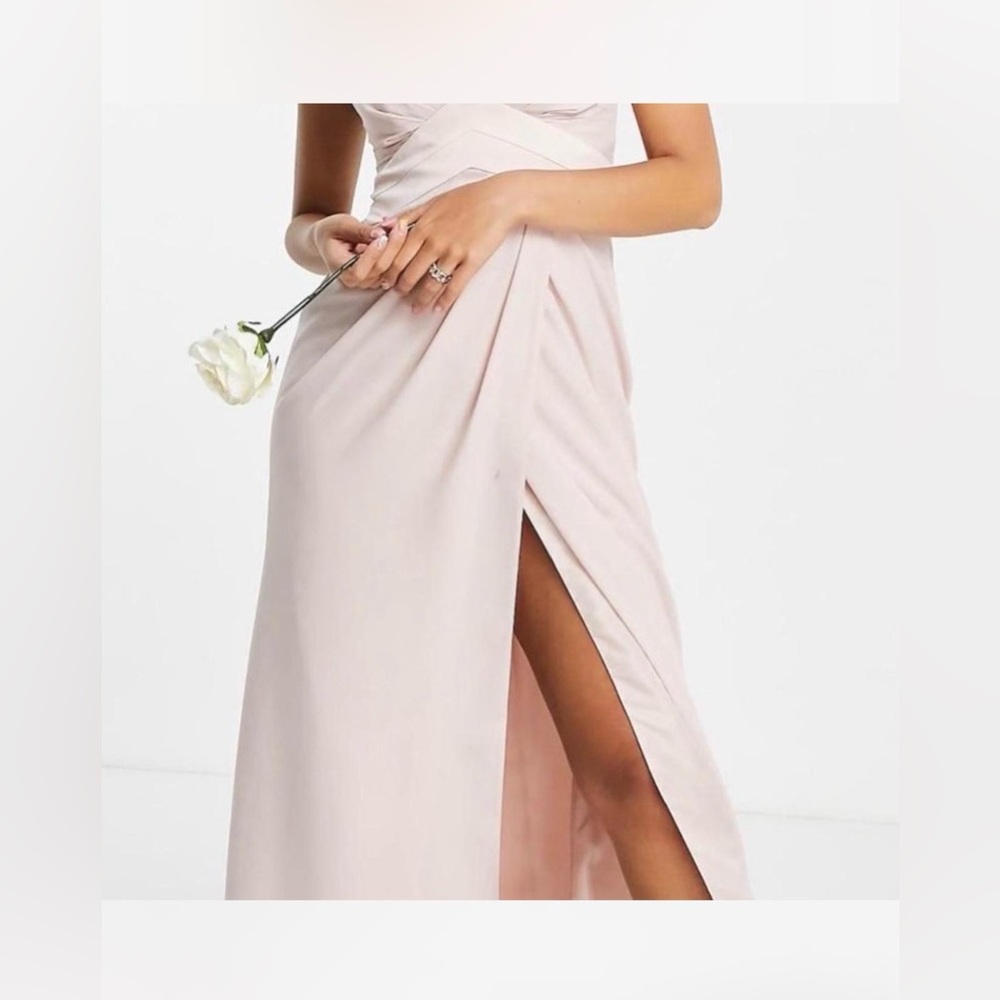 ASOS-Wedding Guest- pink maxi dress US2